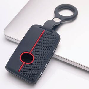 Housse de clé en silicone compatible avec Mazda 3 6 CX3 CX5 CX9 MX5 Miata, clé intelligente à 3 boutons (verrouillage, déverrouillage et fonction panique) - Product Image 3