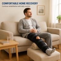Attelle de soutien pour arthrite du genou, orthèse réglable pour jambe, fixation portable et pliable