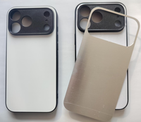 2D Sublimation Blanks Telefon hülle für Iphone 17Promax Pouch Thermo transfer druck Benutzer definierte Telefon hülle