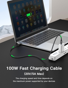 Cable de Datos <span class=keywords><strong>USB</strong></span> <span class=keywords><strong>3.2</strong></span> Tipo <span class=keywords><strong>C</strong></span> UNIEAN, Transmisión de Alta Velocidad, Carga Rápida, Cable de Sincronización de Datos Compatible con Teléfono, Laptop, Tablet - Product Image 3