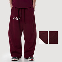 Doven Pantalon de survêtement unisexe coupe ample et large, style vintage, 390 g/m², personnalisable, taille plus