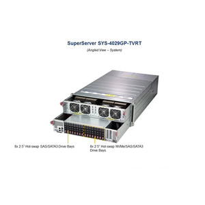 Supermicro superserver 4029gp-tvrt Sys-4029gp-tvrt hỗ trợ 8 x V100 sxm2 32G nvlink 4U GPU máy chủ - Product Image 4