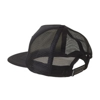 Sombrero de camionero de espuma de 5 paneles con logotipo diferente personalizado con curva y gorra de ala plana