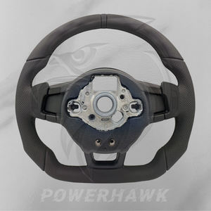 Volante Deportivo de Alta Calidad Compatible con VW Golf 6 7 8 GTI R <span class=keywords><strong>Line</strong></span> Polo Tiguan Passat CC Scirocco Jetta MK5 MK6 MK7 MK8 Scirocco - Product Image 5