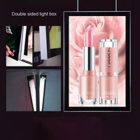 Boîte à lumière LED double face pour la publicité, tailles d'affichage 24x36 et 27x40, cadres d'affiches B0 B1 B2 B3