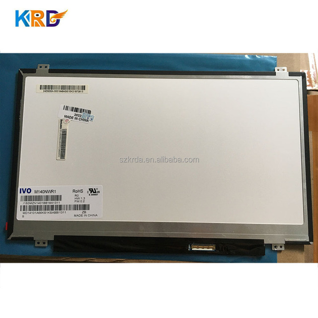 14.0 Slim 40 Pin Led Lcd Panel Display LP140WH4 B140XW01 M140NWR1 N140BGE BT140GW01 LP140WH2 Computer Laptop Screen