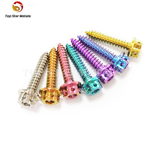 TITST Đầy Màu Sắc M5X25 Titanium Tự Khai Thác Vít Cho Xe Máy - Product Image 5