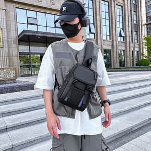 Bolso Bandolera de Moda para Hombre con Cremallera, Gran Capacidad, Estilo Casual, Impermeable, Nuevo Modelo, Personalizable - Product Image 4
