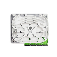 FTTX FTTH Fiber Optique 1 2 4 Ports Noyaux de Baisse Câble Intérieur ABS de Distribution Terminal Mini ODF Mur Outlet Socket avec SC LC