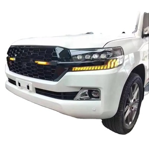 กระจังหน้า ABS สำหรับรถยนต์แลนด์ครุยเซอร์ 200 ปี 2016-2023 พร้อมไฟ LED สำหรับอัพเกรดกระจังหน้า GR - Product Image 3