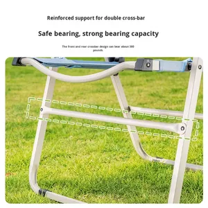 Silla Plegable Ligera Kemite para Acampar, Muebles de Exterior para Dormitorio, Jardín, Pesca, con Reposabrazos - Product Image 5