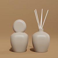Ensemble d'aromathérapie en céramique à bâtonnets de rotin sans flamme, à l'huile essentielle naturelle, parfum longue durée, pour la décoration intérieure - Meilleures ventes