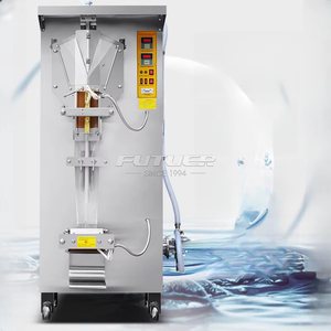 Machine d'emballage automatique haute performance pour sachets à scellage arrière, idéale pour yaourts, boissons et eau, offrant une fermeture sécurisée. - Product Image 1