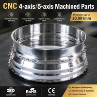 Pièces de boîtier de turbine en alliage d'aluminium de haute précision 5 pour usinage CNC et électroérosion à fil, en acier inoxydable/aérospatiale pour carter de moteur aérospatial