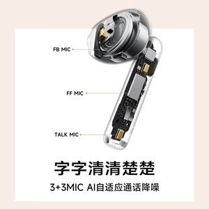 หูฟังไร้สาย Edifier Lolli3 ANC แบบกึ่งใส่ในหู พร้อมระบบตัดเสียงรบกวนแบบแอคทีฟ เสียงคุณภาพ HiFi ชาร์จผ่านพอร์ต Type C - Product Image 4
