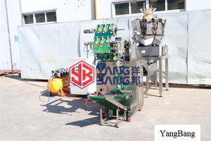 Máquina de embalaje de sello trasero de pesadora multicabezal completamente automática Máquina de embalaje FFS vertical de chip de galletas multifunción - Product Image 2