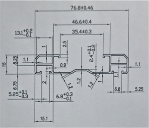 VNTECH GLOBAL Haute Qualité Nouveau Top Vietnam noir anode OEM/ODM Matériel A6063-T5 Matériel LED bandes lumineuses - Product Image 5