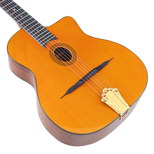 Guitarra Acústica Profesional de 41 Pulgadas, 6 Cuerdas, Color Naranja, Tapa de Abeto, Placa Única, Estilo <span class=keywords><strong>Sapri</strong></span> Gypsy Bright Folk - Product Image 2