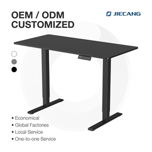 JIECANG Fabricant de solutions de mobilier de bureau à domicile personnalisées et nouvellement améliorées, bureau debout électrique réglable avec double moteur - Product Image 1