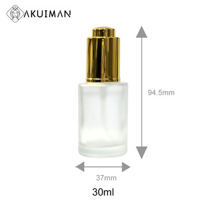 Botella de Vidrio Transparente Esmerilado de Alta Calidad, Certificación CE, 30 ml, Tapa a Presión, Etiqueta Personalizada, Pedido al por Mayor, Botella para Aceites Esenciales - Product Image 5