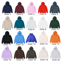 Sweat à capuche ample pour homme, couleur unie, style streetwear, impression personnalisée, vente en gros