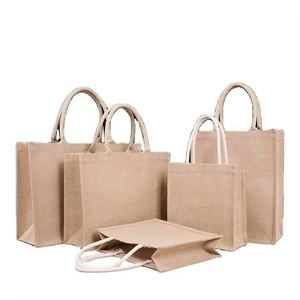 Bolsas de Yute en Blanco para Regalos de Damas de Honor, Bolsas de Compras para Bodas, Despedidas de Soltera, Bordado, Manualidades - Product Image 1