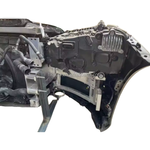 Parachoques delantero de repuesto de fibra de carbono negro de alta calidad, apto para Mercedes-Benz W223 Maybach S580 S680, con sistema de sujeción por tornillos, incluye faros antiniebla. - Product Image 3