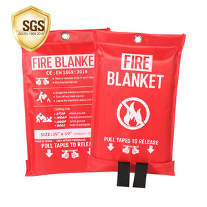 <span class=keywords><strong>Bolsa</strong></span> de PVC <span class=keywords><strong>antifuego</strong></span> de emergencia de 1M, protección contra incendios de fibra de vidrio 100%, manta ignífuga para uso doméstico con ojales - Product Image 1