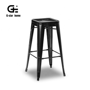 Bán buôn công nghiệp ghế cổ điển có thể xếp chồng backless kim loại nhà hàng <span class=keywords><strong>marais</strong></span> quầy bar ghế đẩu ghế ăn cho bán - Product Image 5