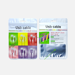 Sacs en plastique Mylar à fermeture éclair, imprimés sur mesure, multi-tailles, à trois soudures latérales, pour emballage alimentaire (biscuits, bonbons, café), avec trou de suspension - Product Image 6