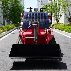 Chargeuse compacte sur pneus diesel 250 kg 300 kg 400 kg, <span class=keywords><strong>tracteur</strong></span> hydraulique 4x4, certifiée CE EPA - Product Image 3