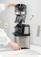 Extracteur de jus de fruits entiers à grande bouche OEM 5.9 pouces extracteur commercial à alimentation automatique professionnel