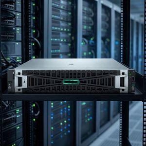 High Performance DL380Gen12 Rack Server 8SFF 2x Xeon 6740E <b>256GB</b> 6400B RAM 2*960G SAS <b>SSD</b> SN1610Q 32Gb 2p FC HBA Computer Server - Product Image 1