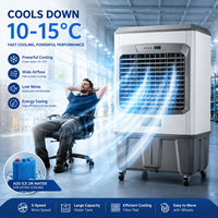Refroidisseur d'air portable et ventilateur froid - Usage industriel et domestique, refroidissement simple, climatiseur évaporatif à eau
