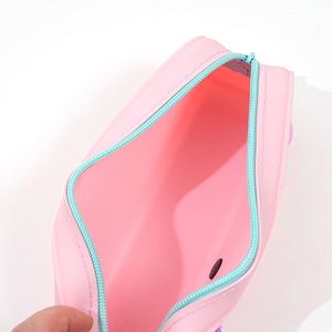 Custom Logo Portable Travel Waterproof Silicone <b>Makeup</b> Pouch Large Cosmetic Organizer <b>Box</b> Brush Bag Wholesale - Product Image 4
