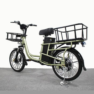 Vélo électrique de livraison 500W à succès / Vélo cargo électrique pour la livraison de nourriture en ville / Vélos électriques motorisés <span class=keywords><strong>Rad</strong></span> Power à prix abordable - Product Image 3