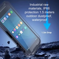Terminal portable industriel F505 Octa-Core + IP66, batterie 5200 mAh, PDA Android Stock, Wi-Fi, scanner QR pour l'inspection logistique