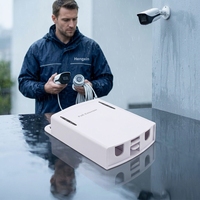 100 mètres de distance étanche boîtier extérieur Smart POE Extender 4 ports 1 en 3 répéteur PoE pour caméras de vidéosurveillance système de sécurité