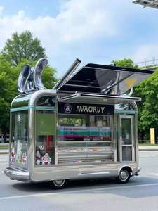 รถขายอาหารเคลื่อนที่ขนาดเล็กพร้อมครัวครบชุด ขายอาหารจานด่วน กา<span class=keywords><strong>แฟ</strong></span> ไอศกรีม <span class=keywords><strong>ชา</strong></span>นม<span class=keywords><strong>ไข่มุก</strong></span> เบอร์เกอร์ พิซซ่า และขนมต่างๆ - Product Image 4