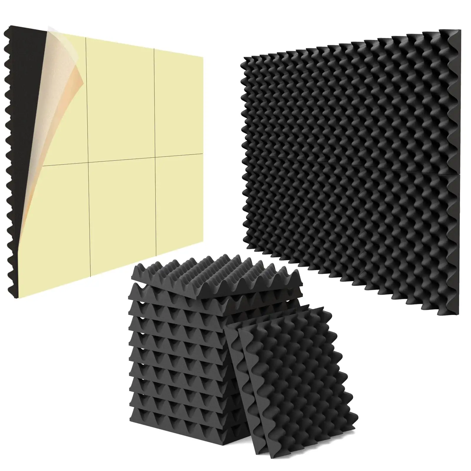 Factory Wholesale Soundproofing Foam, Soundproofing Egg Crate Foam, Fire Retardant Soundproofing Foam Board For Walls