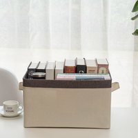 Boîte de rangement pliable pour bureau 27L, boîte de rangement en plastique multifonctionnelle pour le bureau et la maison