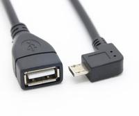 Adaptador OTG USB 2,0 hembra a Micro B, Cable de carga de sincronización de alta calidad