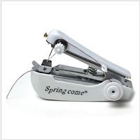 Machine à coudre manuelle portable mini, kit de couture multifonctionnel rond pour la maison par Springcome