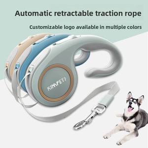 Laisse Rétractable Automatique Personnalisée de Luxe Find My Tail à Libération Rapide 3m en Nylon/Polyester/ABS pour Chiens et Chats en Extérieur - Product Image 2