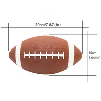 Ballon de football américain gonflable n°3 pour jeunes, jouet pour élèves de maternelle, idéal pour les jeux d'équipe et l'apprentissage