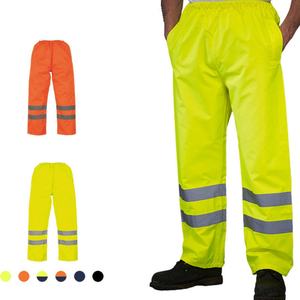 Gilet de sécurité OEM personnalisable en gros, classe 3 ANSI, imperméable, haute visibilité, orange jaune, pour hommes, femmes et travailleurs, directement de l'usine - Product Image 2