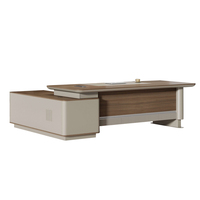 Bureau de direction modulaire en bois de luxe moderne pour les gestionnaires de bureau - Mobilier commercial