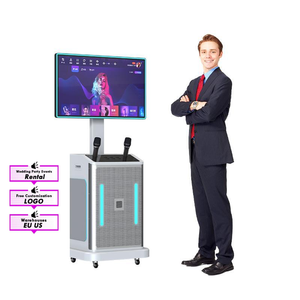 Altavoz de fiesta de 10 pulgadas, <span class=keywords><strong>equipo</strong></span> de sonido, micrófono inalámbrico, juego de <span class=keywords><strong>Karaoke</strong></span> <span class=keywords><strong>con</strong></span> <span class=keywords><strong>pantalla</strong></span> táctil para fiesta - Product Image 1