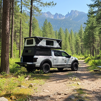 Toldo de Techo Rígido Plegable y Ligero Personalizado, Compatible con Camionetas RV, para Campamentos y Viajes por Tierra