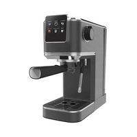 Machine à café expresso italienne en acier inoxydable JH-C5210 écran couleur à écran tactile de 20 bars réservoir d'eau de 1.1 L hôtels chauds et froids